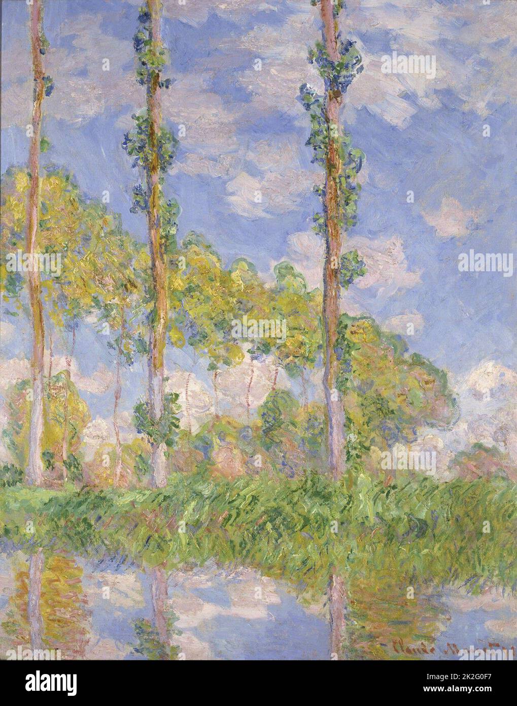 Claude Monet http://www.tuttartpitturasculturapoesiamusica.com Foto de stock