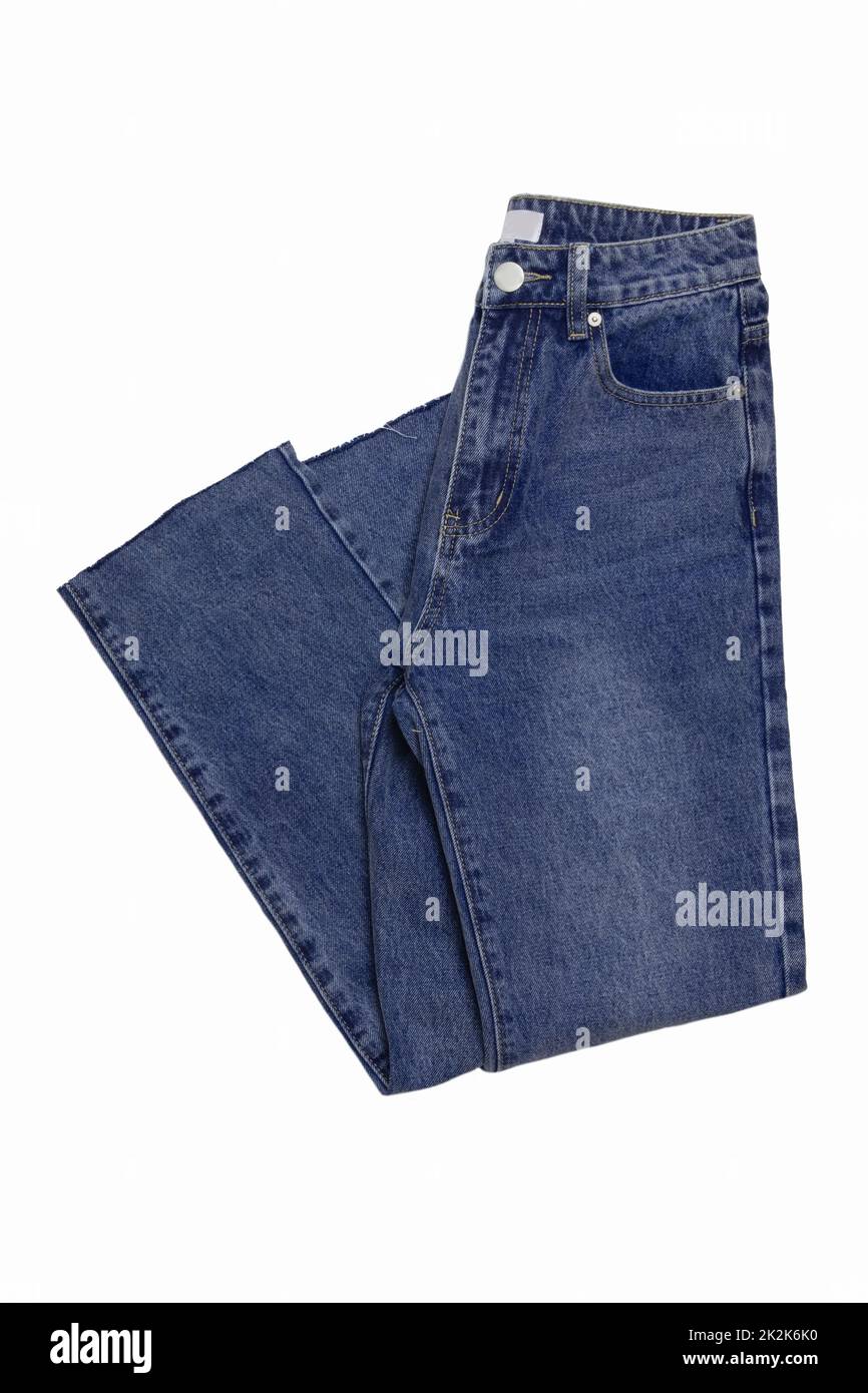 Pantalones de mezclilla azul jeans fotografías imágenes de alta