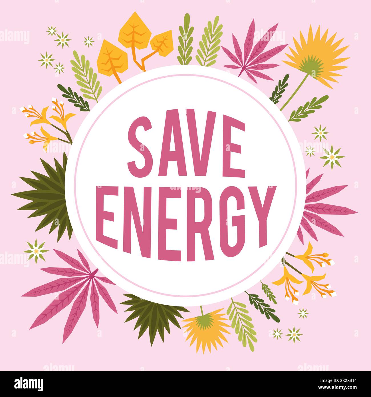 Pantalla conceptual Save Energy, concepto que significa disminuir la