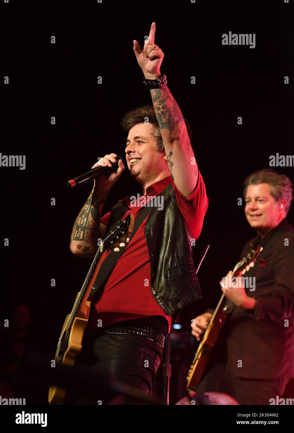 Hollywood FL, EE.UU. 22nd de Sep de 2022. Green Day actúa en Hard Rock Live en el Seminole Hard Rock Hotel & Casino el 22 de septiembre de 2022 en Hollywood, Florida. Crédito: Mpi04/Media Punch/Alamy Live News Foto de stock