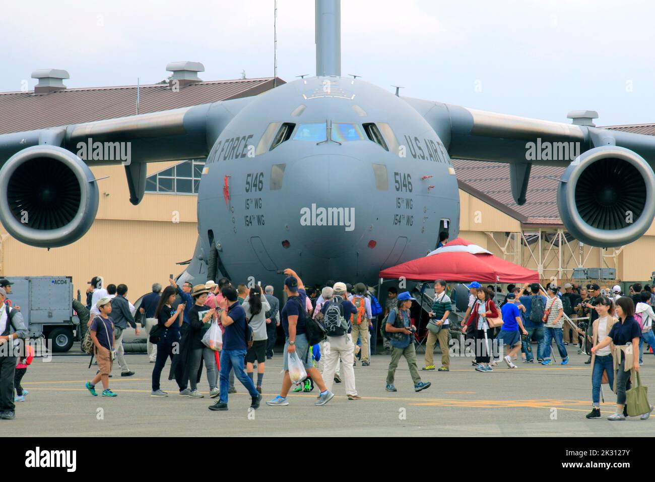 Base Aérea de Yokota día abierto Tokio Japón Foto de stock