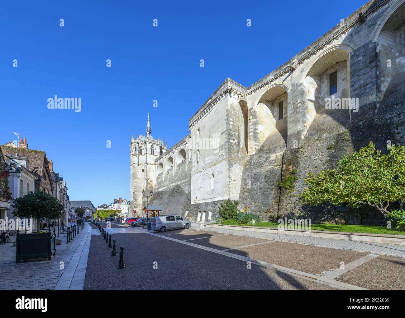 Castillo de Amboise, Francia Foto de stock