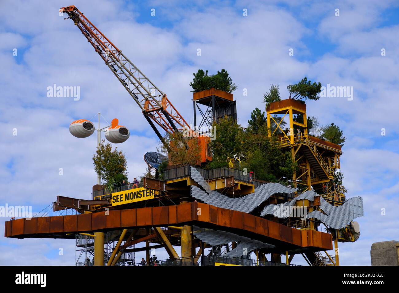 WestonsuperMare, Reino Unido. 24th de Sep de 2022. Arte financiado