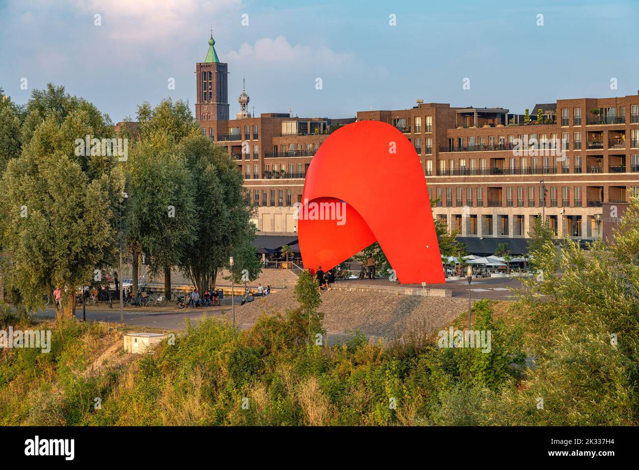 Skulptur Tango en Venlo, Niederlande | Sculpture Tango en Venlo, Países Bajos Foto de stock