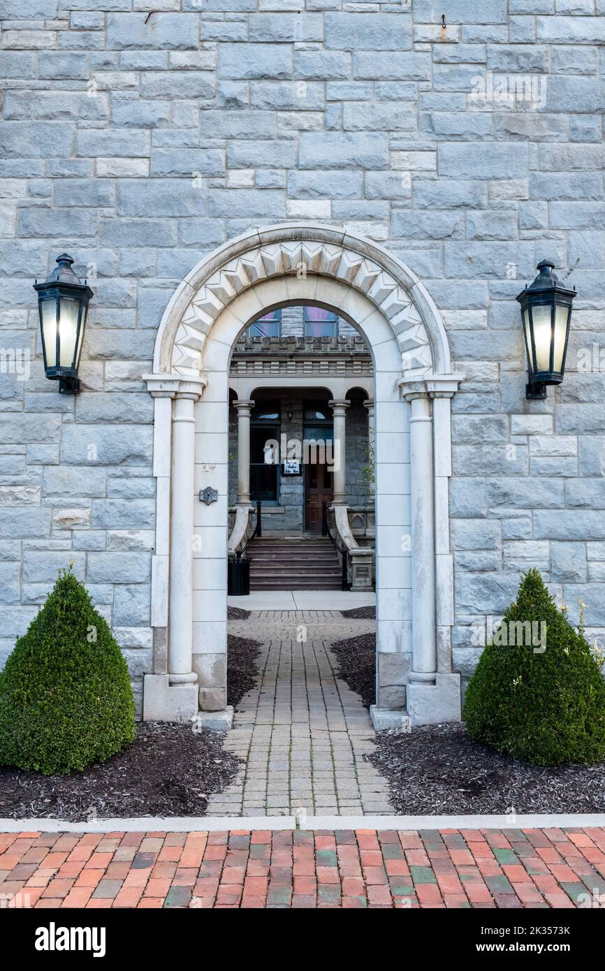 Entrada a la Prisión Estatal de Ohio ubicada en Mansfield, Ohio