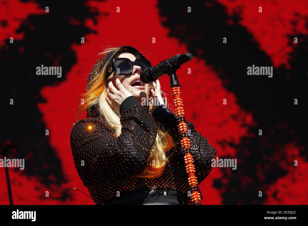 Las Vegas, Nevada, EE.UU. 24th de Sep de 2022. Avril Lavigne en el escenario del 2022 Festival de Música iHeartRadio Day Stage, AREA15, Las Vegas, NV, 24 de septiembre de 2022. Crédito: Ja/Everett Collection/Alamy Live News Foto de stock