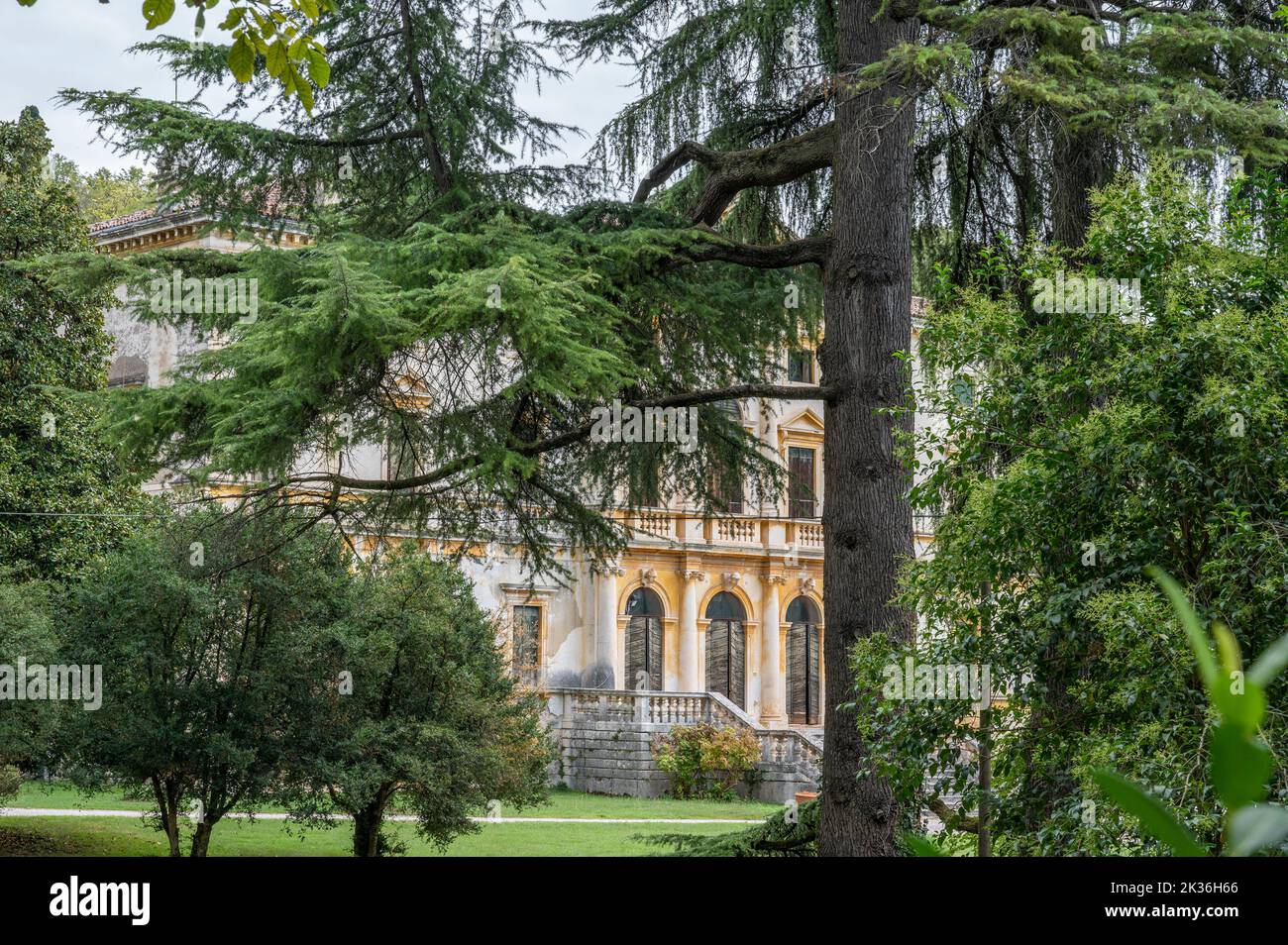 Villa Trento Carli, Costozza, Veneto, Italia Foto de stock