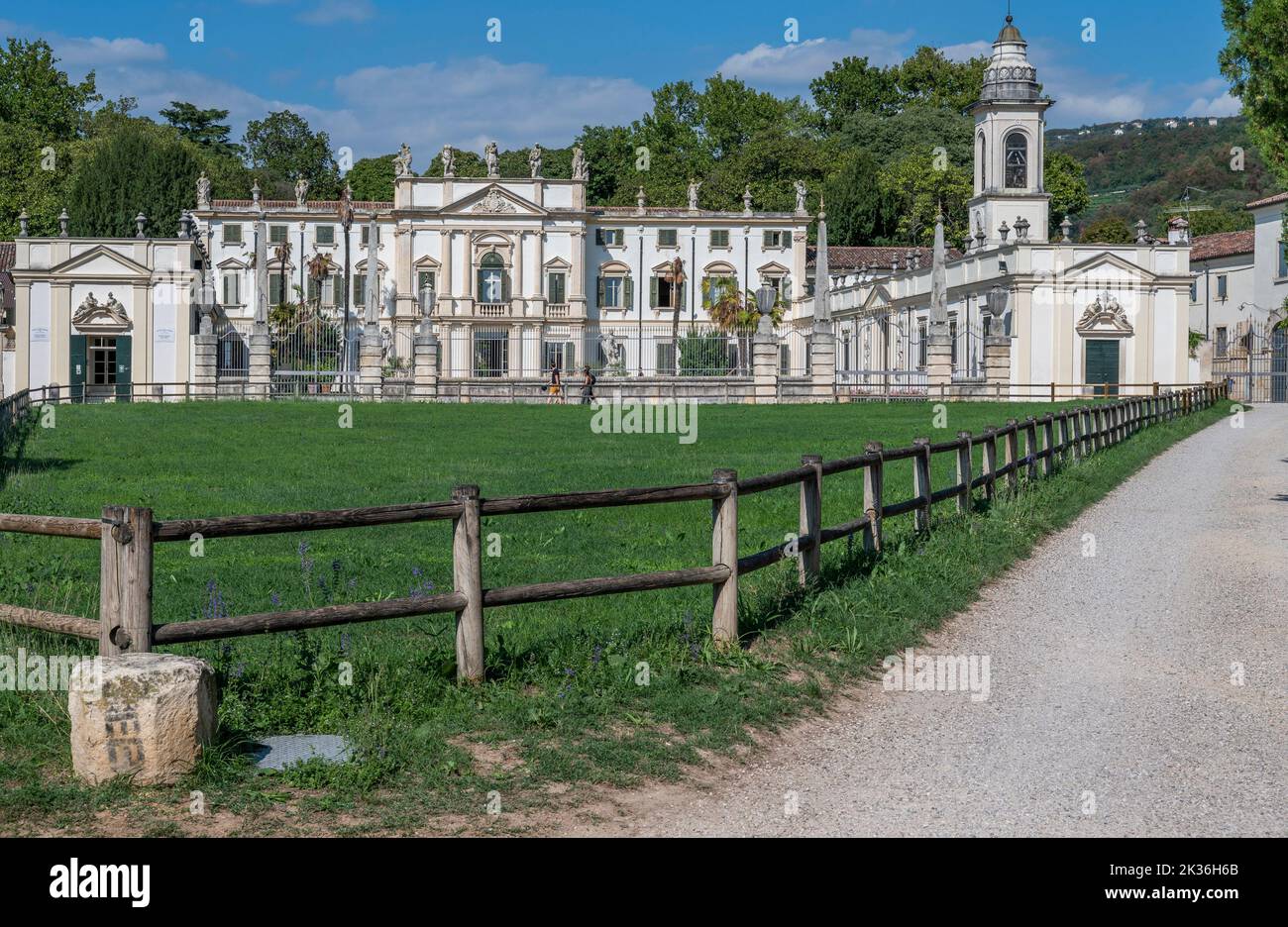 Villa Mosconi, Tenuta Santa Maria, Arbizzano, Veneto, Italia Foto de stock