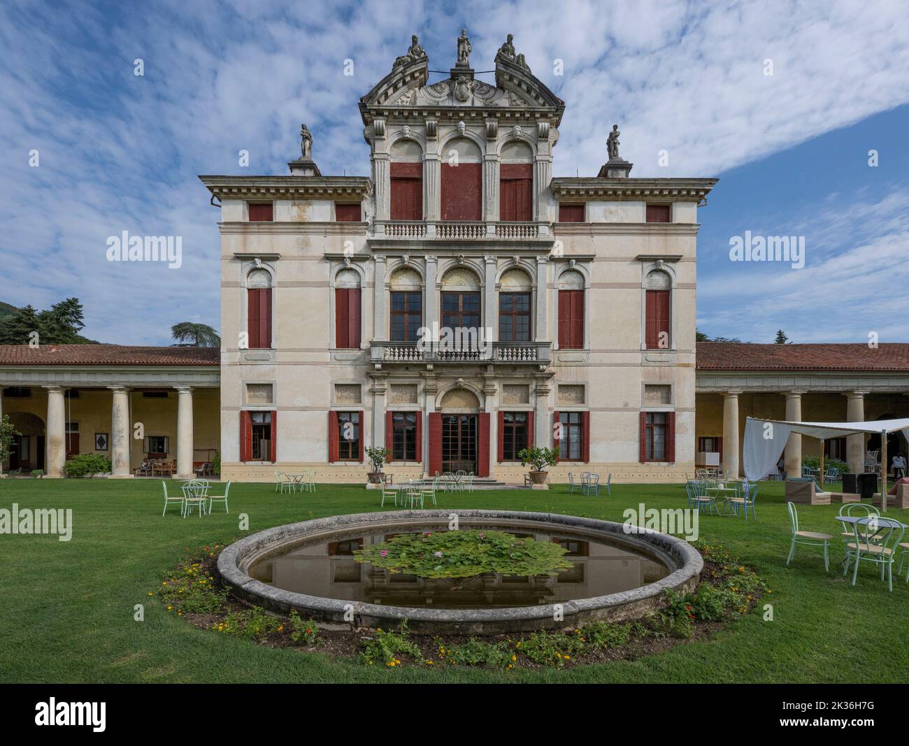 Villa Angarano, Bassano del Grappa, Véneto, Italia Foto de stock