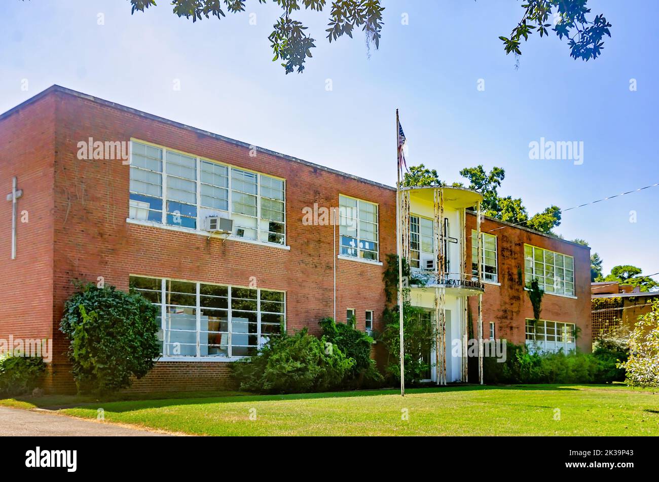 La Escuela de Santa Catalina se muestra el 24 de septiembre de 2022, en Mobile, Alabama. La escuela católica fue fundada en 1949 por la parroquia de Santa Catalina de Siena. Foto de stock