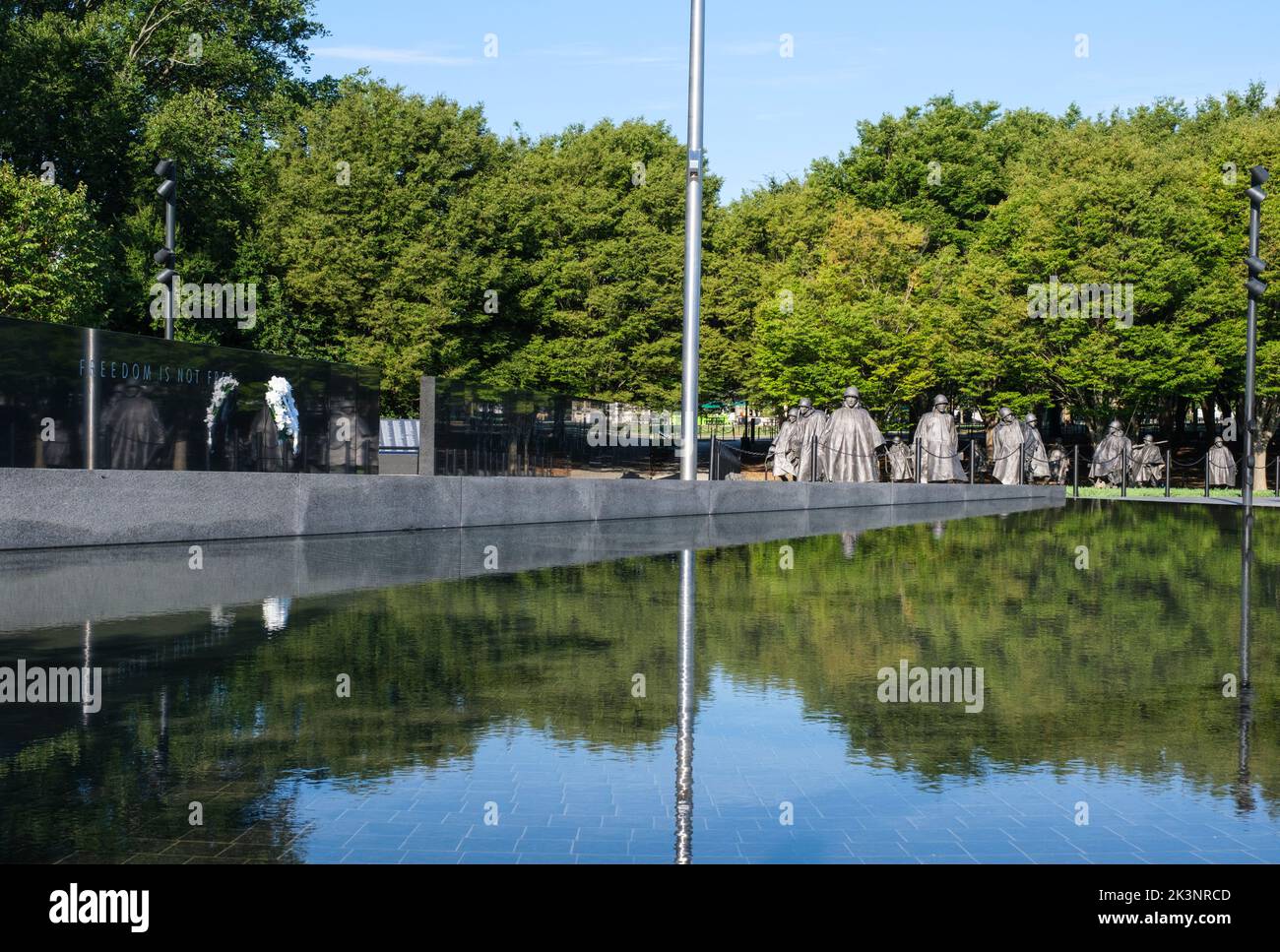 Korean War Memorial, por el Esculptor Frank Gaylord, Washington, DC, USA. Foto de stock