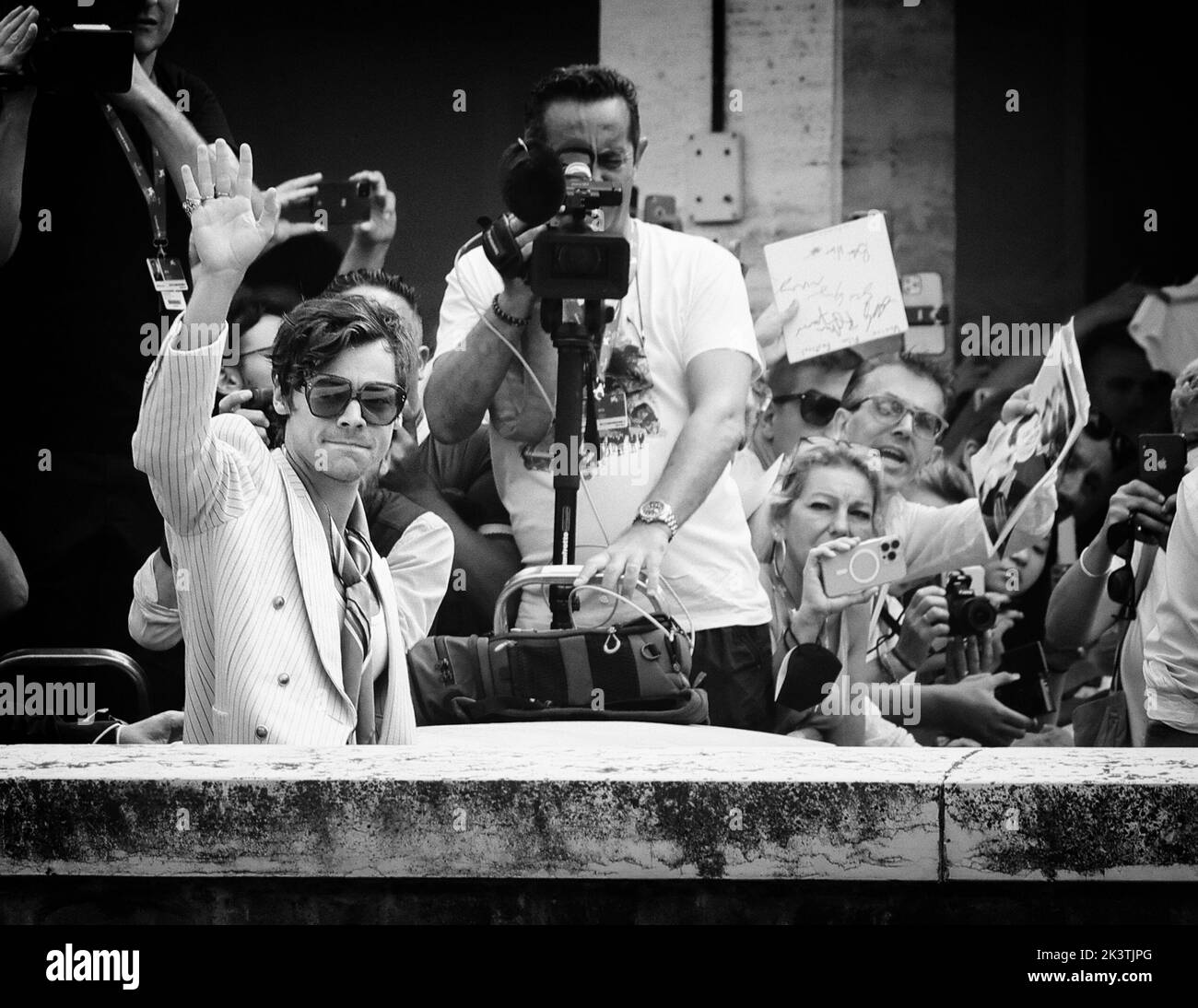 Venecia, Italia. 05th de Sep de 2022. Selección de imágenes en blanco y negro del Festival de Cine de Venecia 79th Harry Styles Crédito: Independent Photo Agency/Alamy Live News Foto de stock