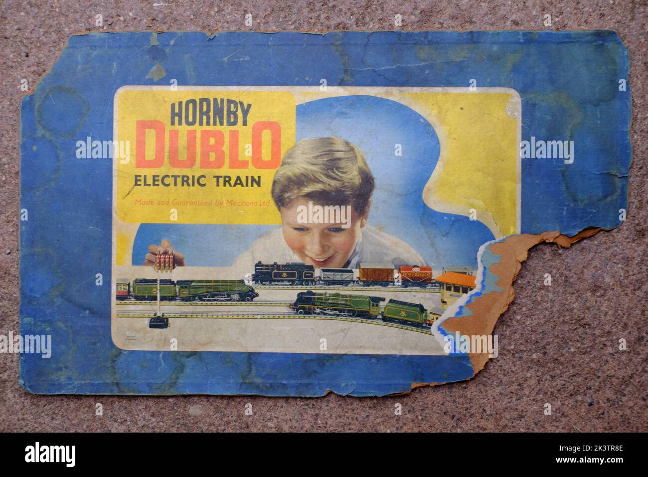 Hornby Dublo tren eléctrico conjunto caja de juguete Foto de stock