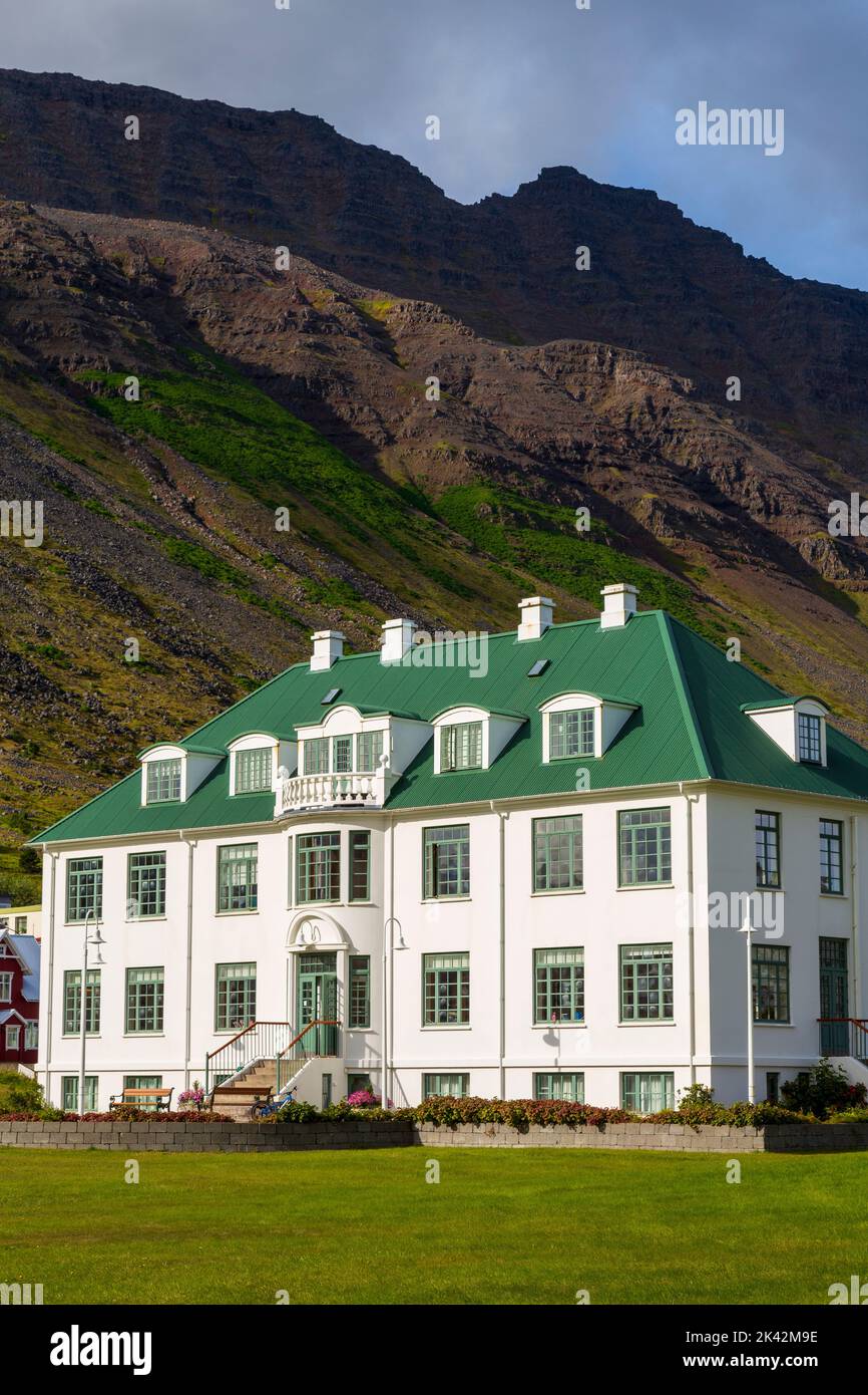 Casa de la Cultura, Isafjordur, Islandia, Europa Foto de stock