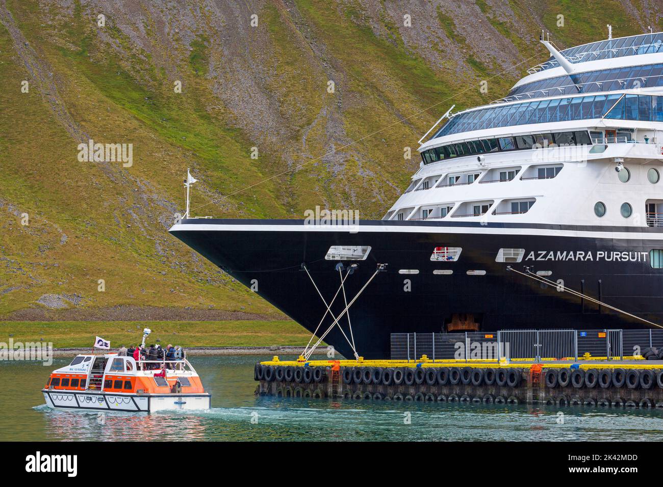 Crucero, Isafjordur, Islandia, Europa Foto de stock