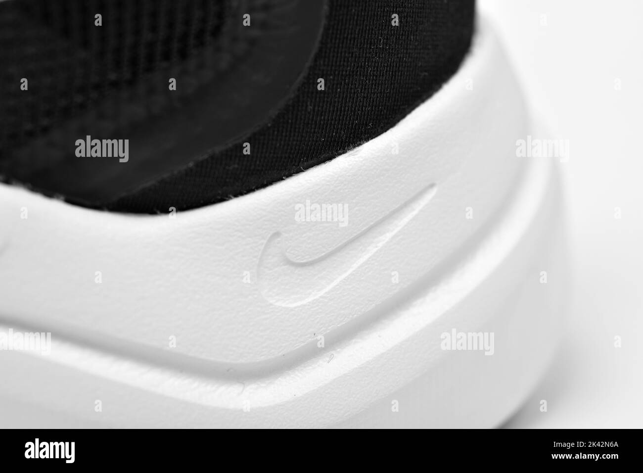 Nike logo Imágenes de stock en blanco y negro - Alamy