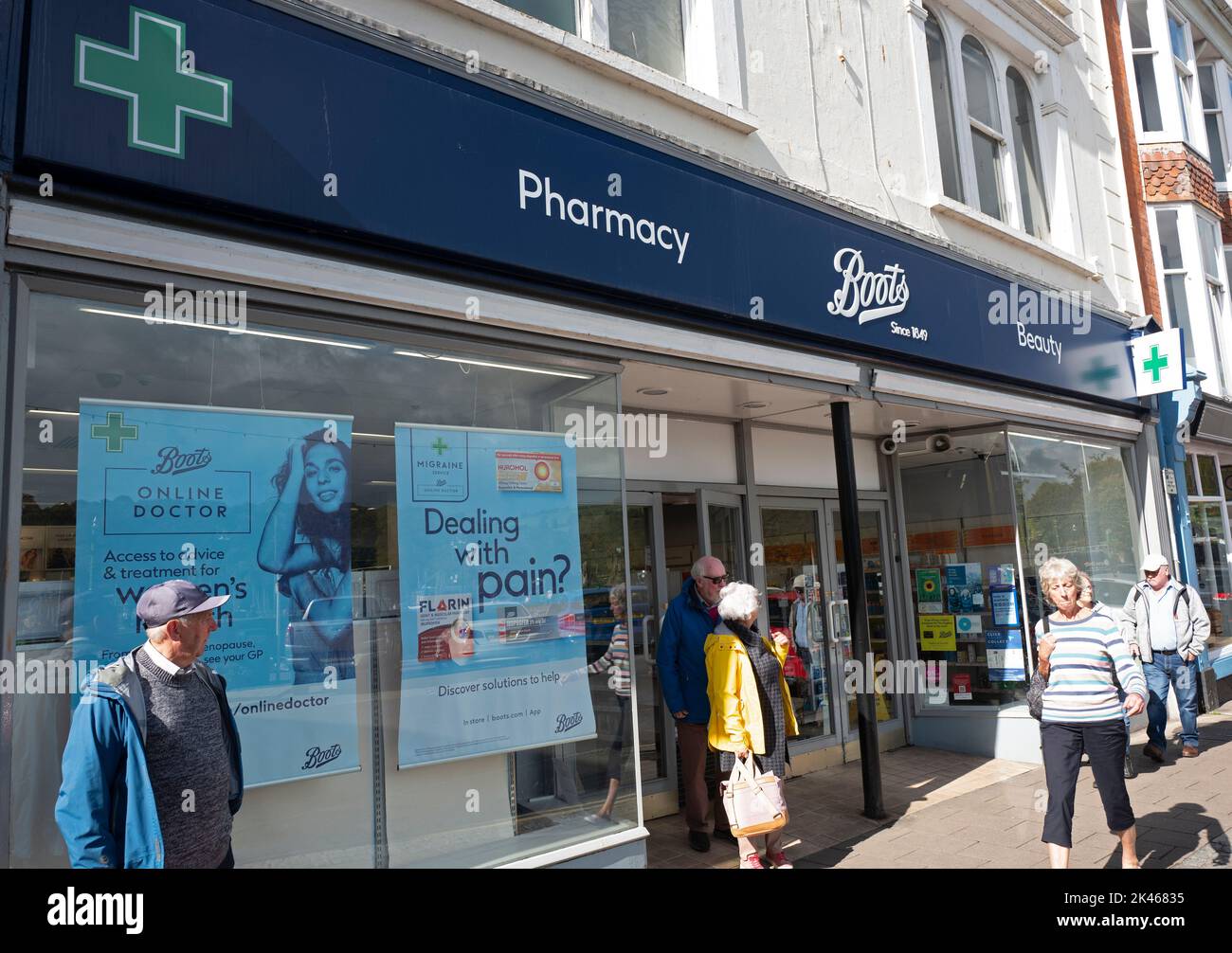 Boots Pharmacy, Reino Unido Foto de stock
