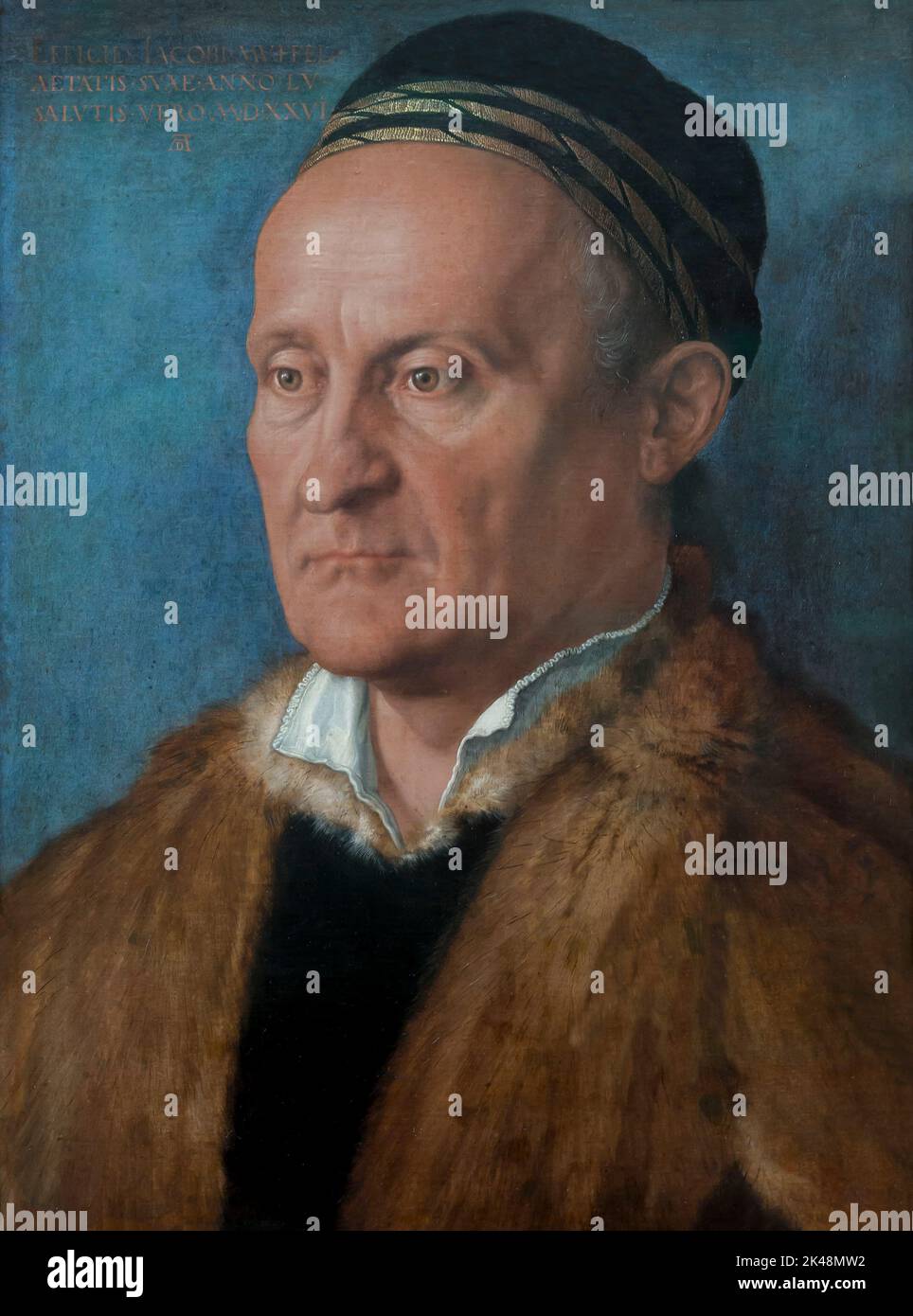 Retrato de Jacob Muffel, Albrecht Durer, 1526, Gemaldegalerie, Berlín, Alemania, Europa Foto de stock