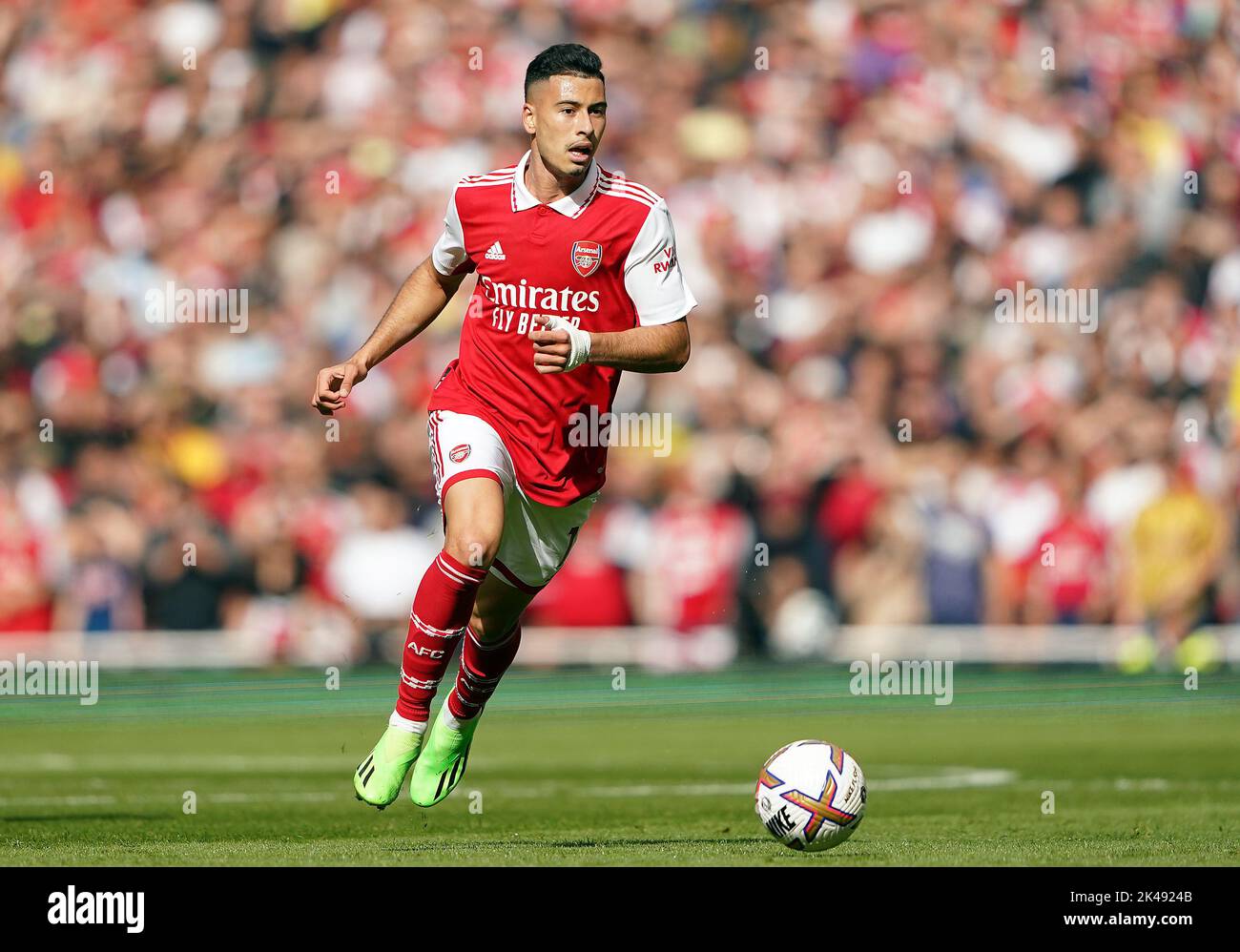 Gabriel Martinelli del Arsenal durante el partido de la Premier League en el Emirates Stadium de Londres. Fecha de la foto: Sábado 1 de octubre de 2022. Foto de stock