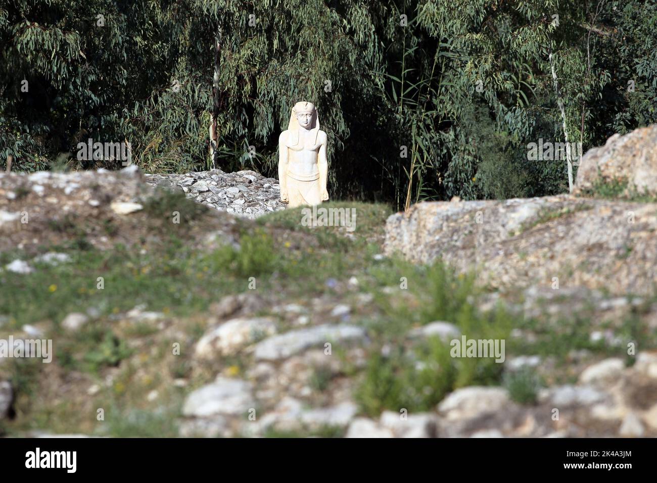 Santuario de los dioses egipcios grecia fotografías e imágenes de alta