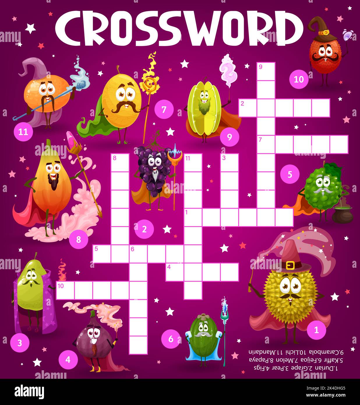 Hoja de trabajo de cuadrícula de crucigramas, busque un juego de