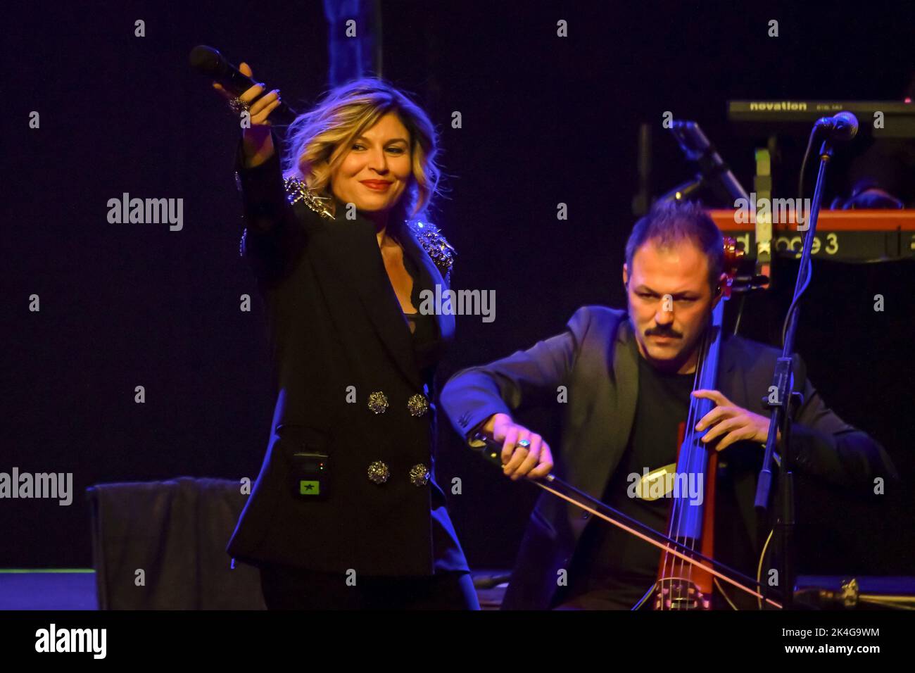 Giusy Ferreri durante el concierto Cortometraggi Live Tour en el Auditorio Parco della Musica el Giusy Ferreri durante el concierto Cortometraggi Live Tour en el Auditorio Parco della Musica el