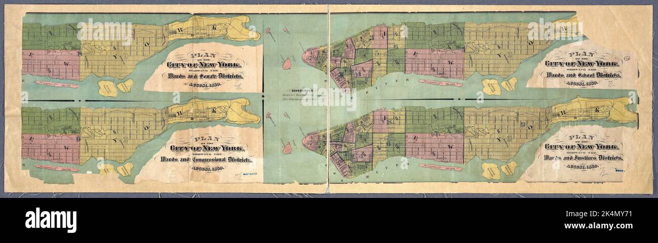 4 Los planes de la Ciudad de Nueva York muestran los distritos de (1