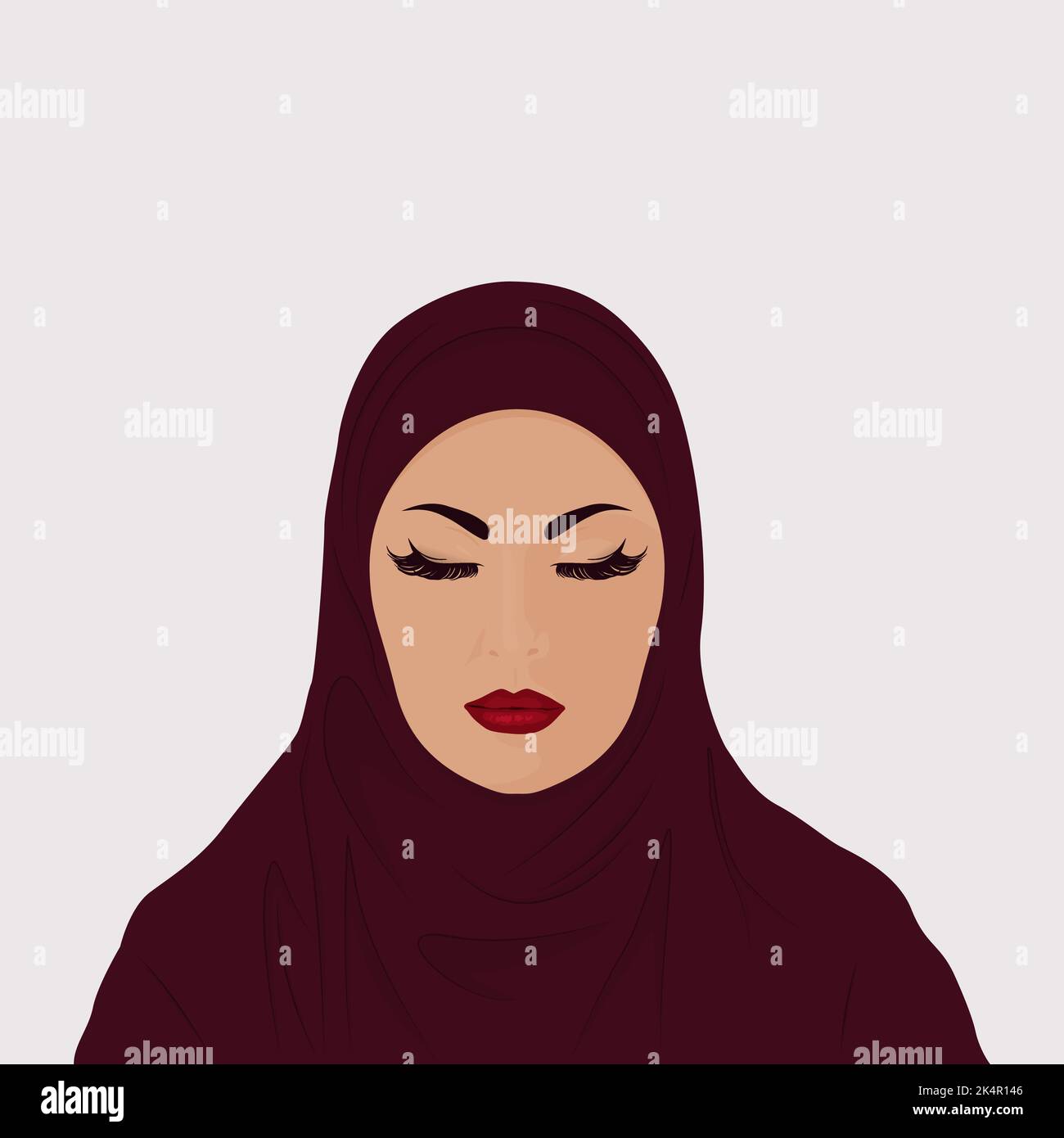 Woman hijab uae Imágenes vectoriales de stock - Alamy