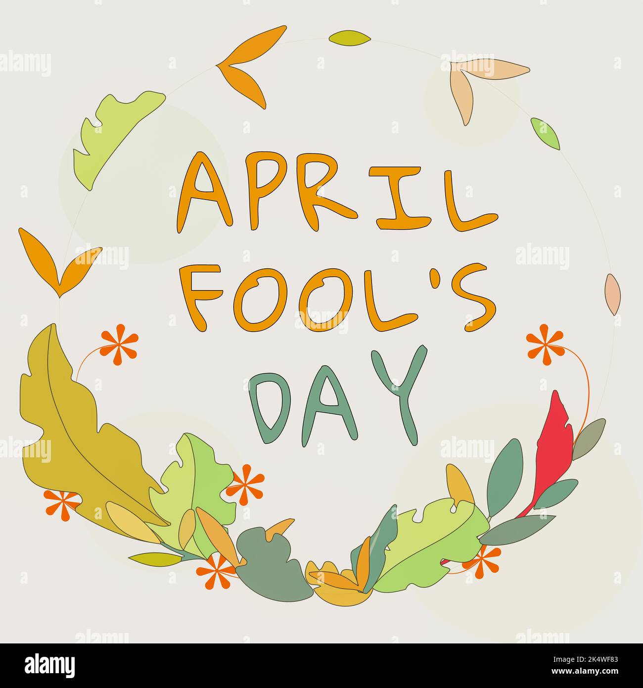 Texto que muestra inspiración April Fool S es el día. Resumen de negocios Chistes prácticas humor bromas Celebración Funny tonto Foto de stock