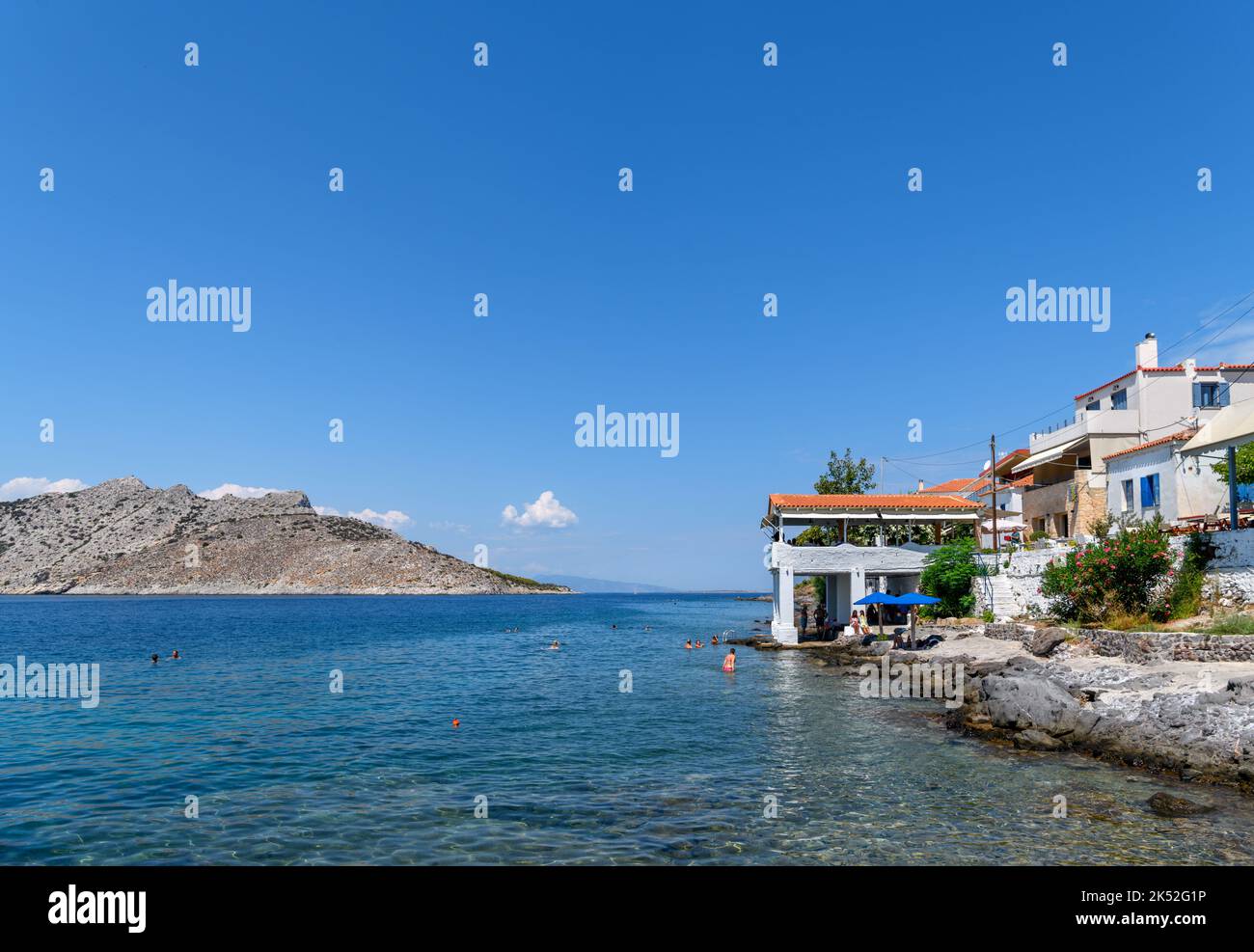 Perdika, Aegina, Islas Sarónicas, Grecia Foto de stock
