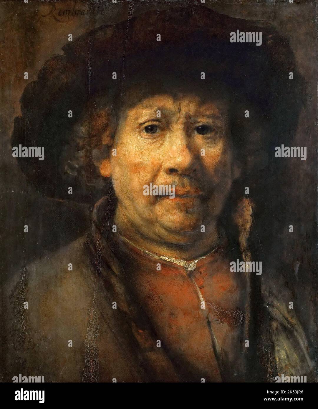 Rembrandt van rijn autorretratos fotografías e imágenes de alta