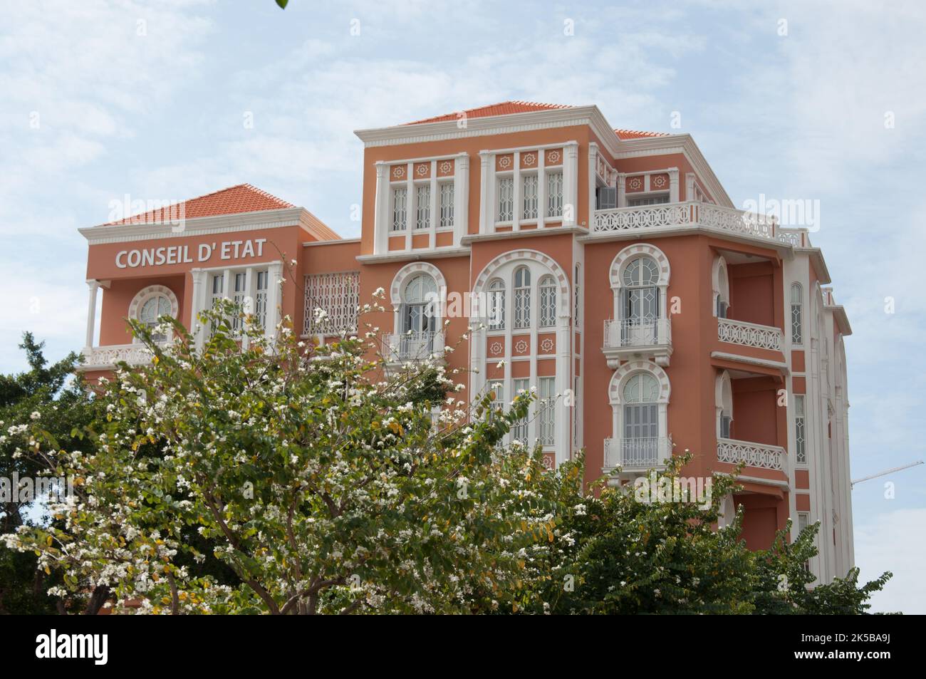 Edificio del Gobierno (estilo árabe), Beirut, Líbano, Oriente Medio Foto de stock