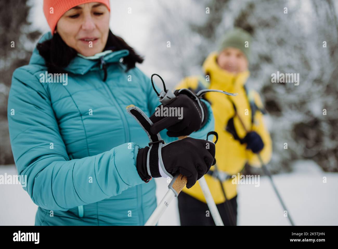 Guantes De Esquí Para Esquiar En Invierno Fotos, retratos, imágenes y  fotografía de archivo libres de derecho. Image 95151603