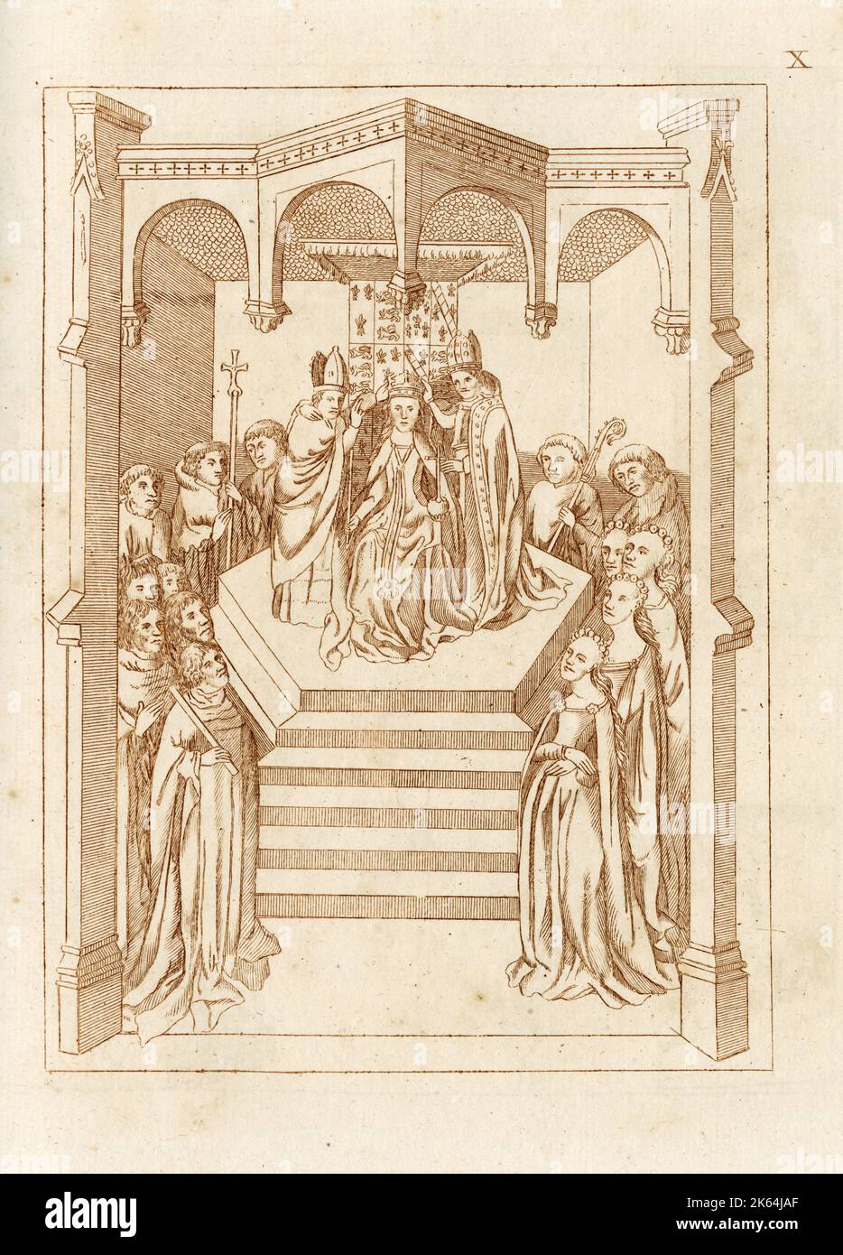 La coronación de Juana de Navarra, también conocida como Joanna