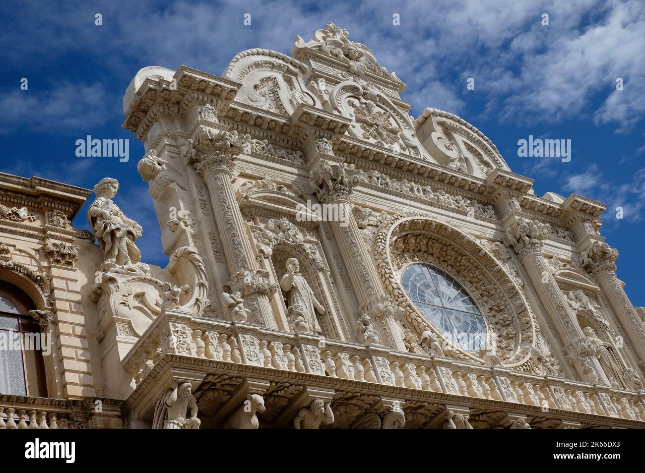 duomo arquitectura, lecce, puglia, el sur de italia Foto de stock