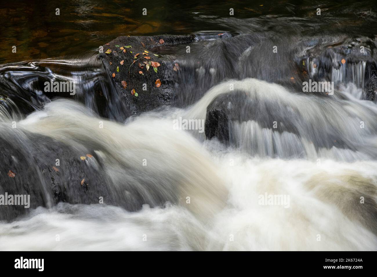 Golitha Falls, Cornualles, en el REINO UNIDO Foto de stock