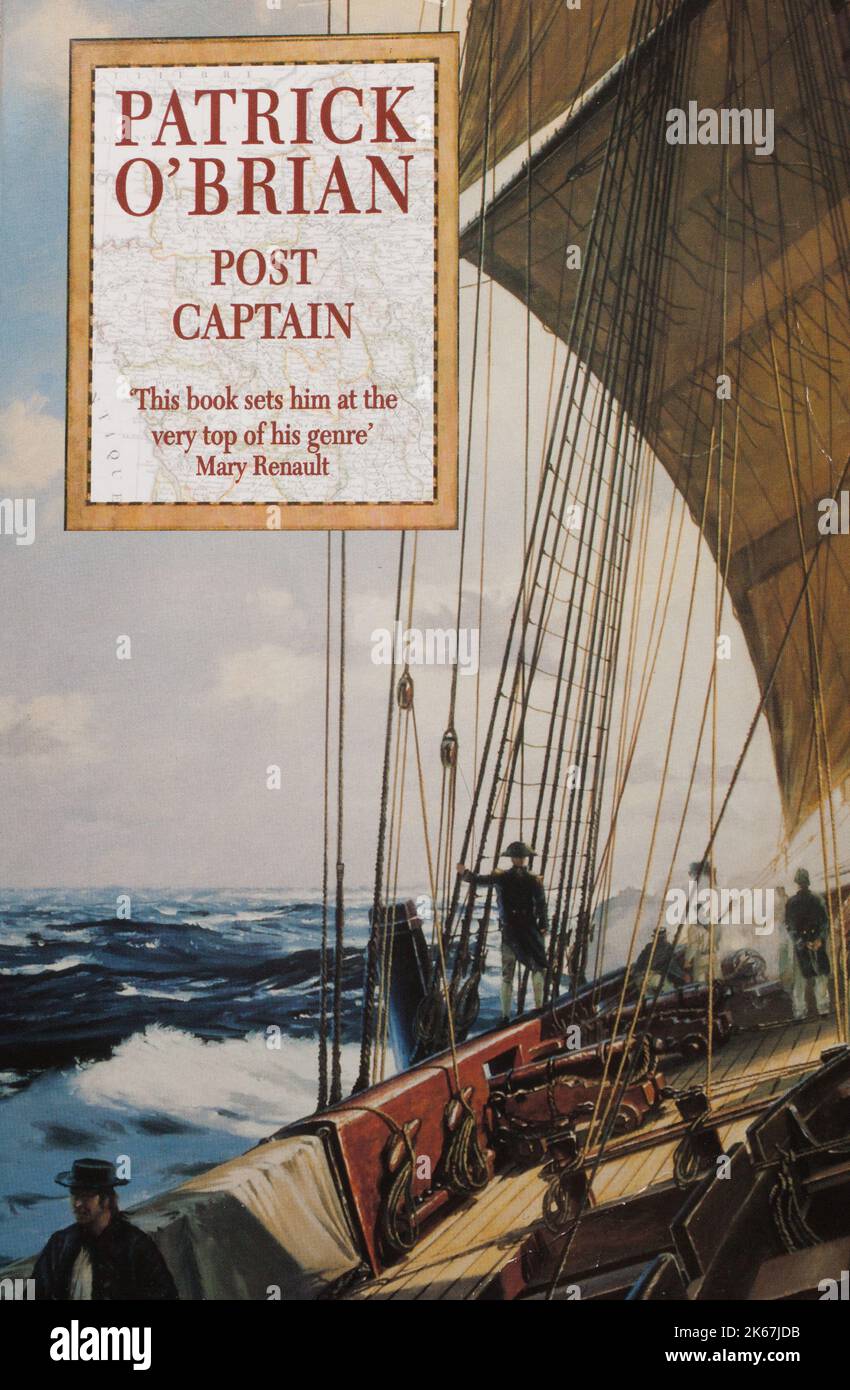 El libro, Capitán del poste por Patrick O'Brian Foto de stock