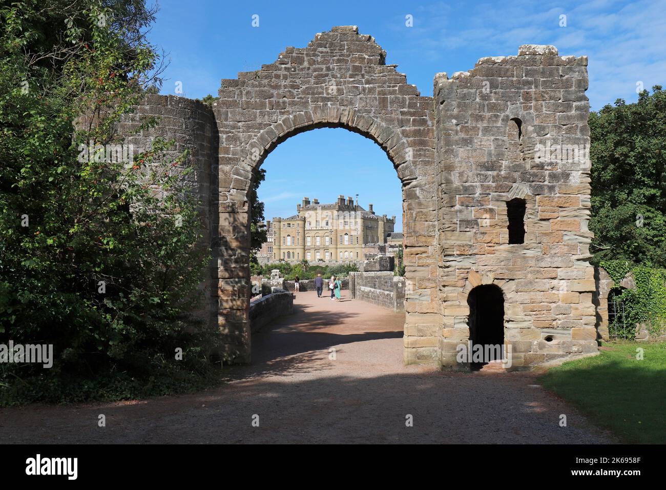 Culzean Castle & Country Park, Maybole, Carrick, Ayr, Escocia, Reino Unido Foto de stock