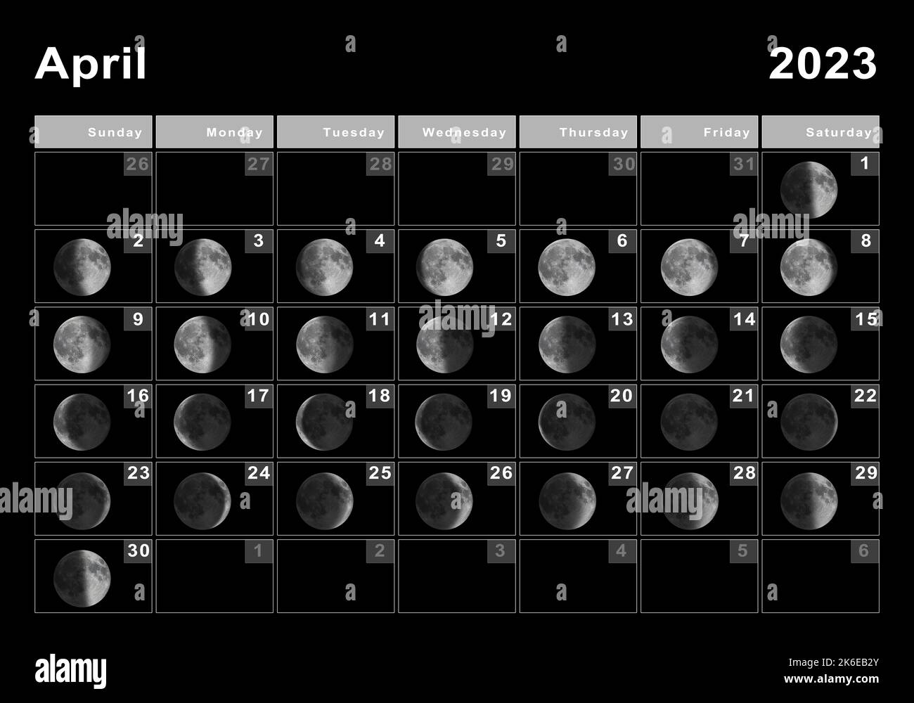 Calendario 2023 para imprimir mensual fotografías e imágenes de alta