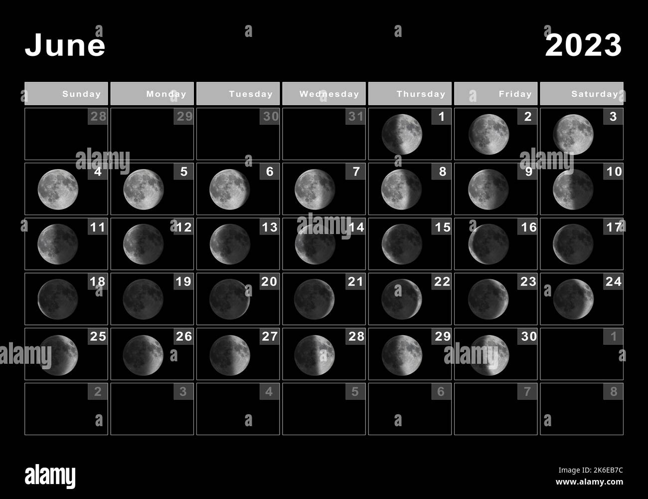 Calendario junio 2023 fotografías e imágenes de alta resolución Alamy