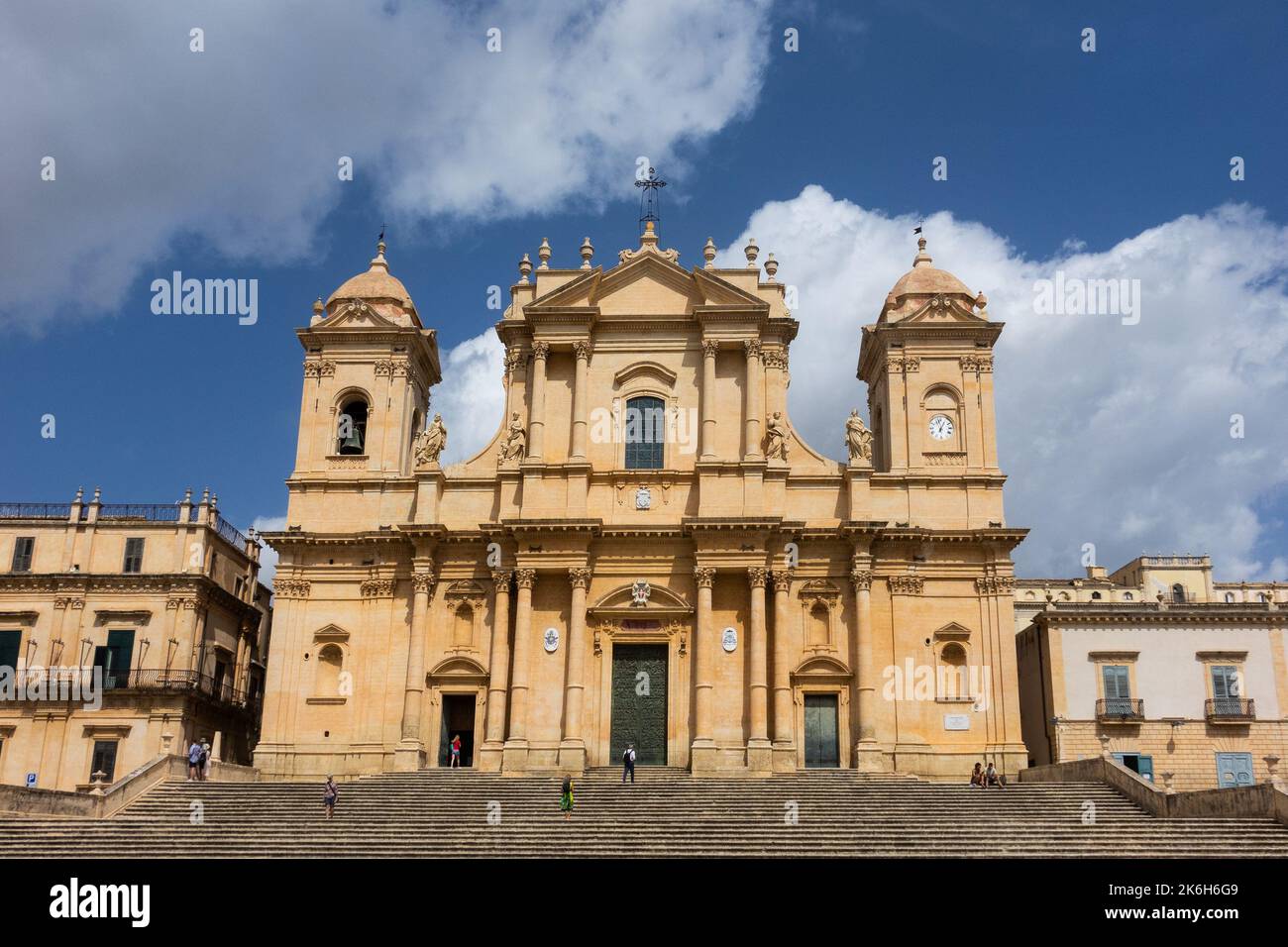 Italia, Sicilia, Noto, Catedral de San Nicolás de Myra Foto de stock
