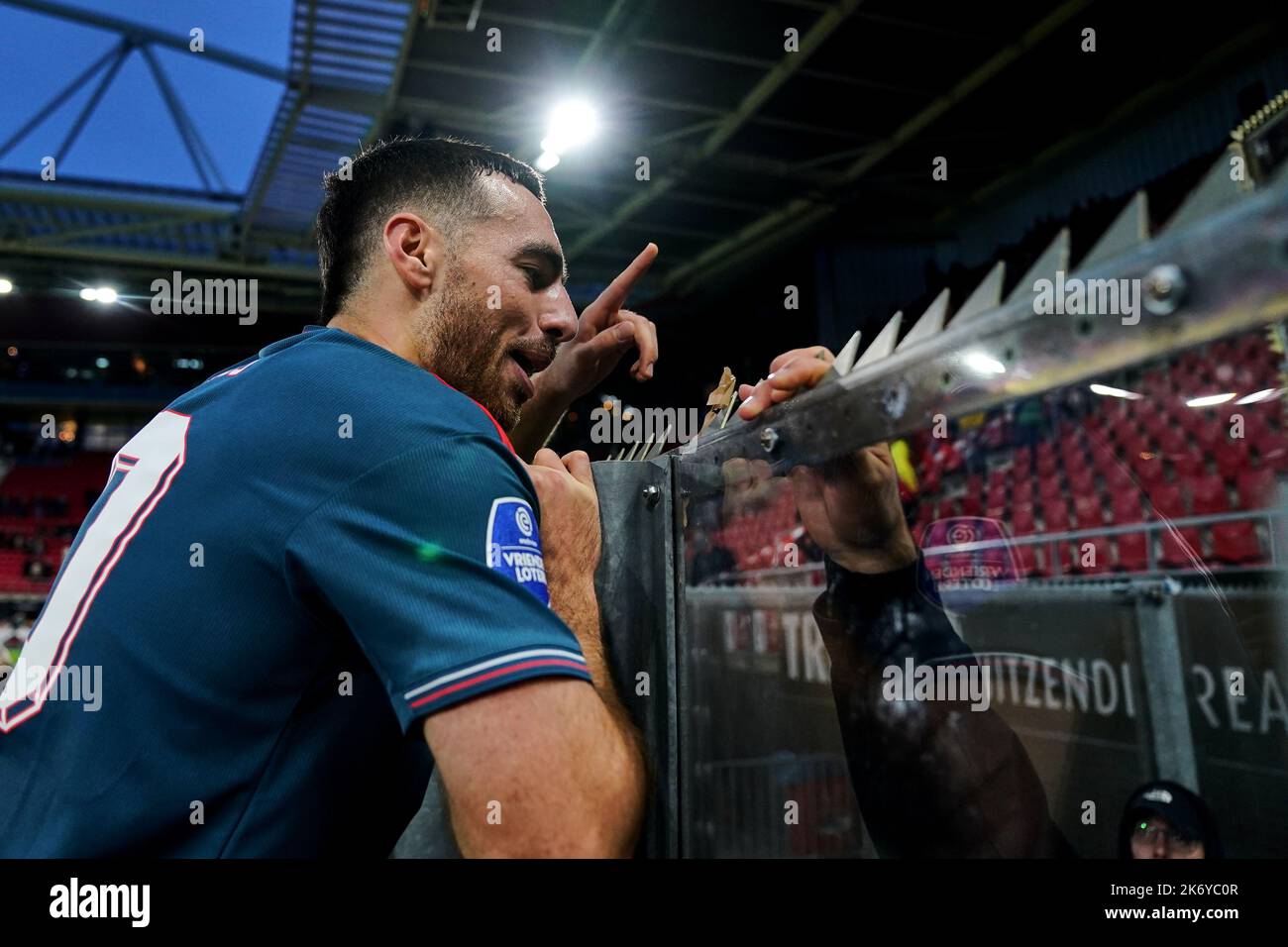 Alkmaar Orkun Kokcu de Feyenoord celebra la victoria durante el Alkmaar Orkun Kokcu de Feyenoord celebra la victoria durante el