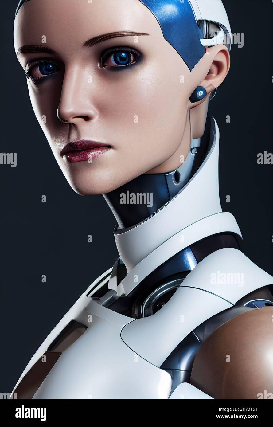 Artificial intelligence robot woman head fotografías e imágenes de alta  resolución - Alamy
