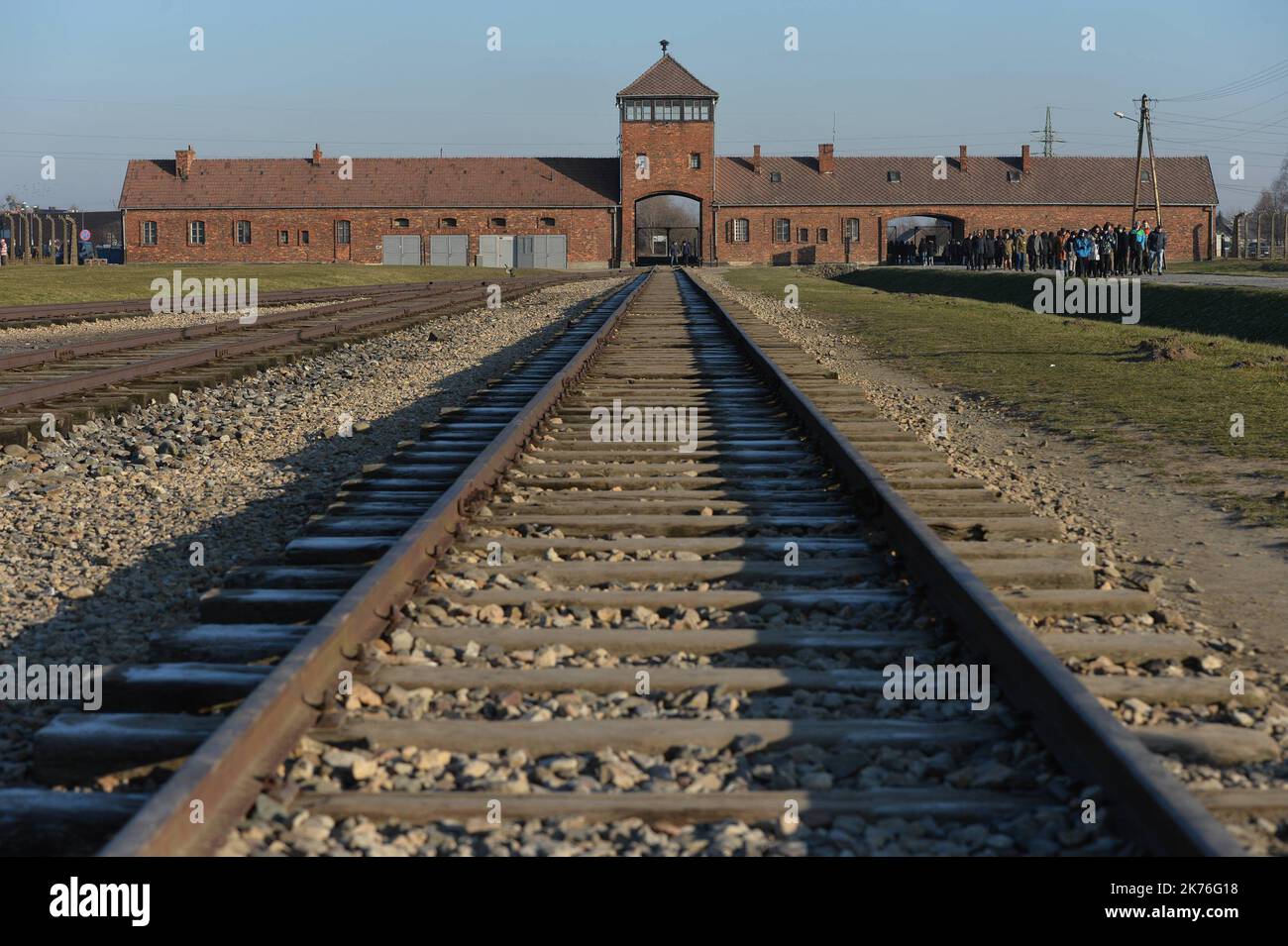 El campo de concentración de Auschwitz era una red de campos de  concentración y exterminio construidos y operados por la Alemania nazi en  la Polonia ocupada durante la Segunda Guerra Mundial Fotografía