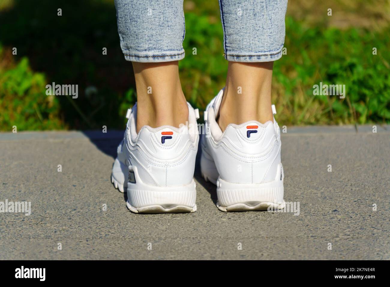 Fila shoes fotografías e imágenes de alta resolución - Alamy