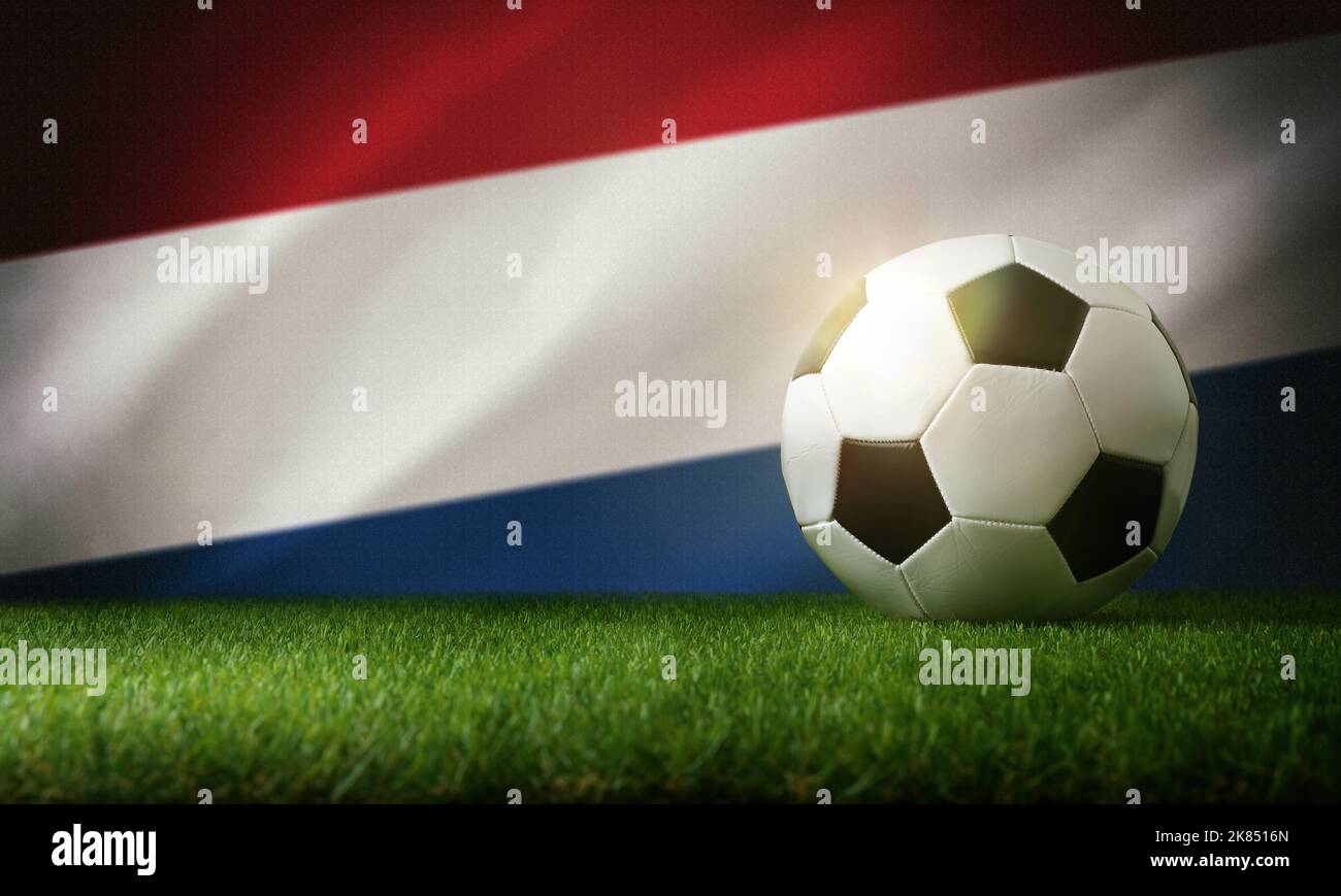 Composición de la selección nacional de los Países Bajos con balón