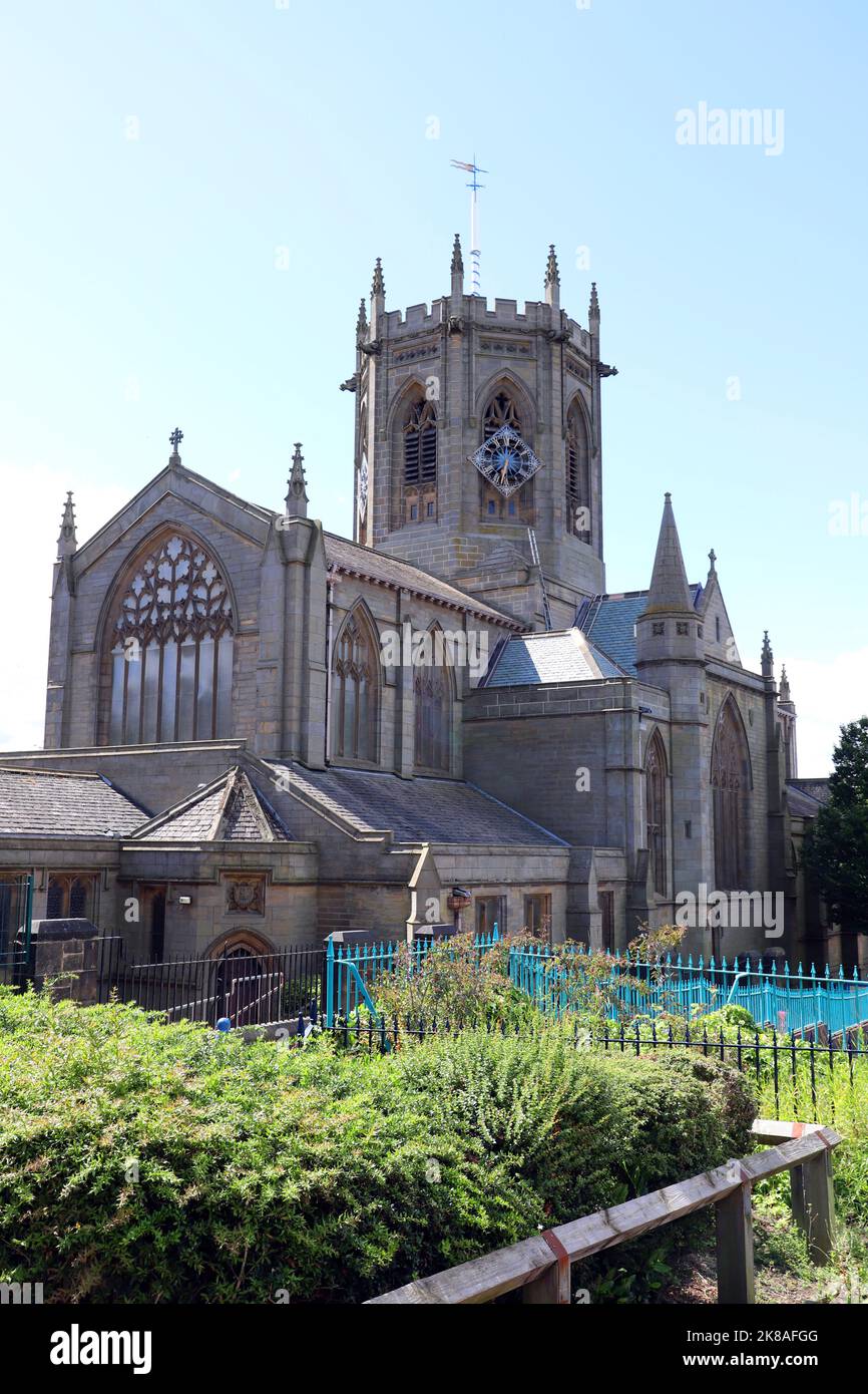 Iglesia de San Chad, Bensham, Gateshead, Tyne & Wear Foto de stock