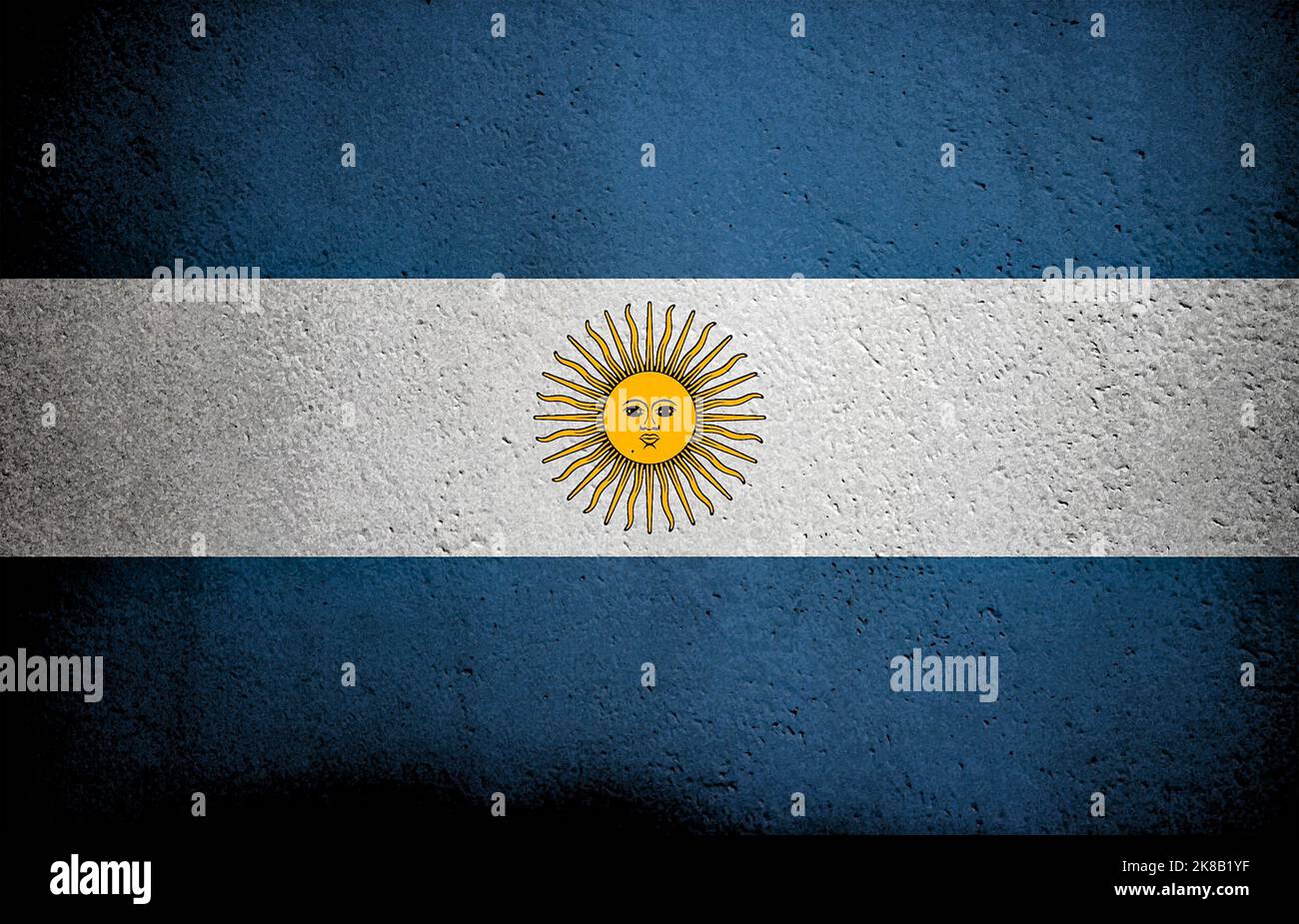 bandera argentina en la pared como fondo Fotografía de stock - Alamy