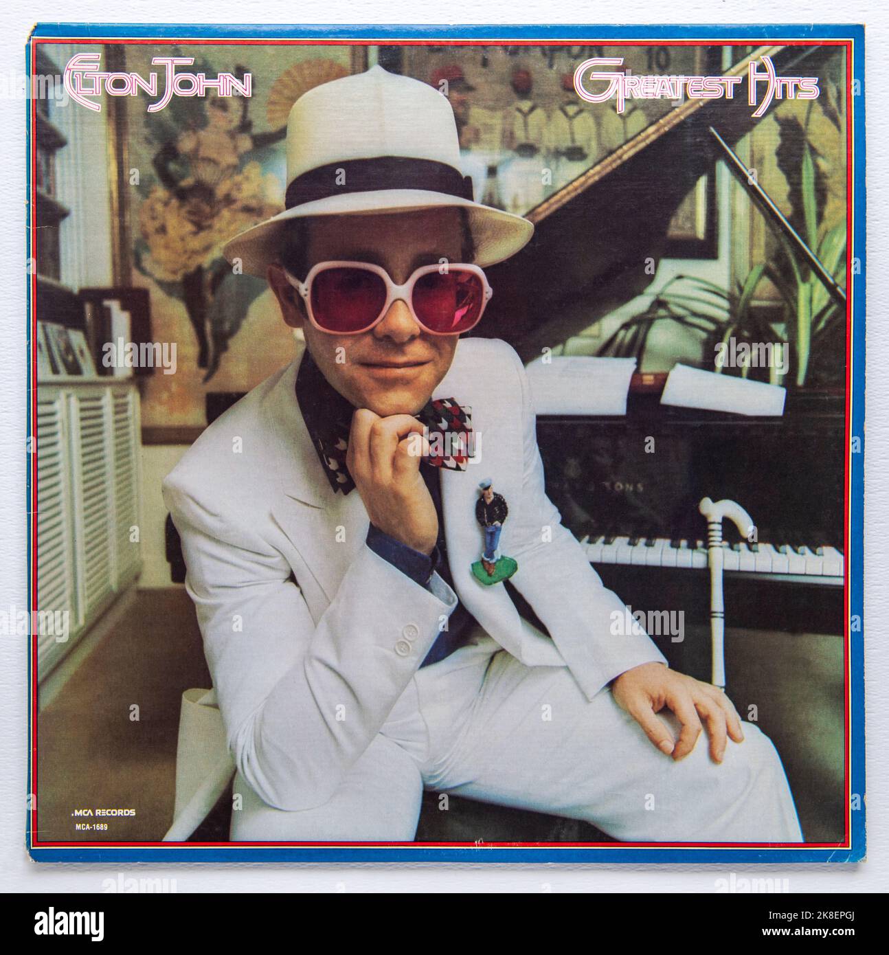 LP Cover del álbum Greatest Hits de Elton John, que fue lanzado en 1974