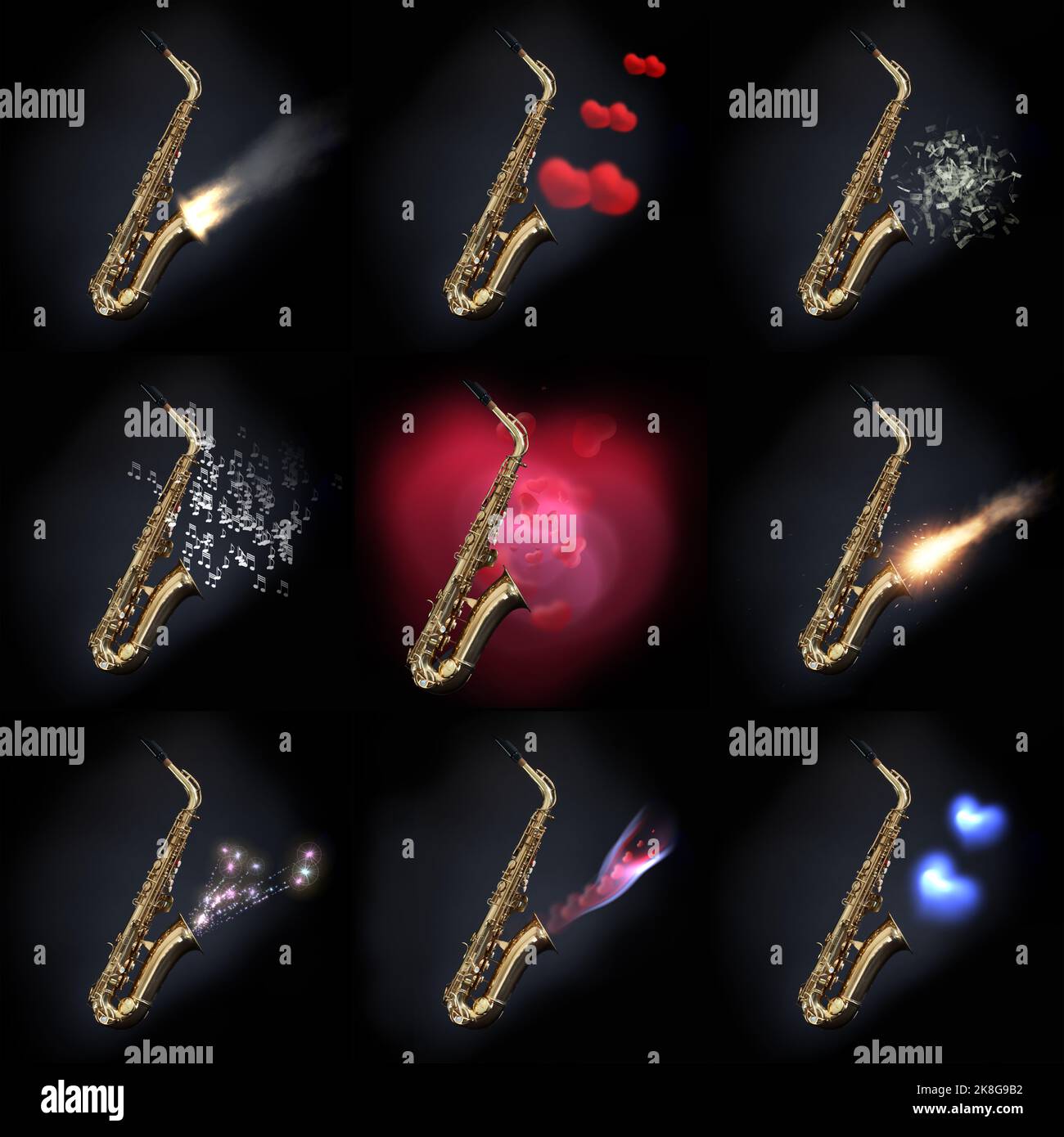 Alto saxophones fotografías e imágenes de alta resolución - Alamy